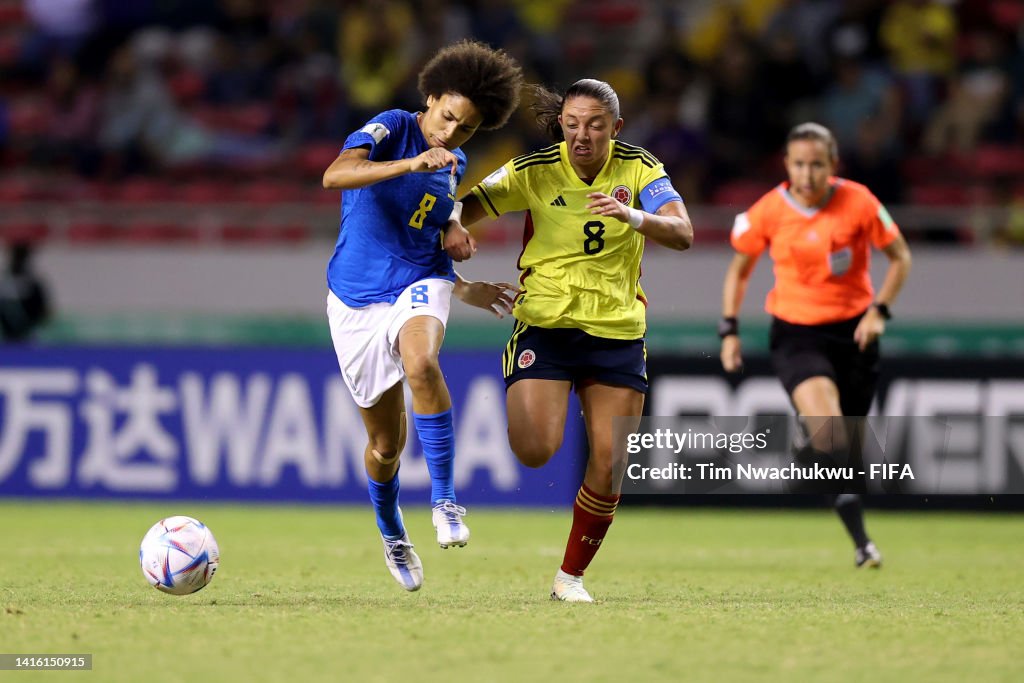 Colombia v Brazil - FIFA U-20 Women's World Cup Costa Rica 2022 Quarter Final