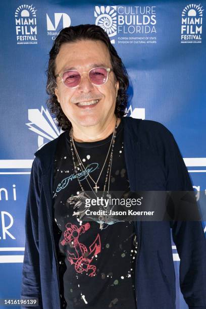 Cuban-born American musician and songwriter Rudy Perez attends "Jose Feliciano: Behind This Guitar" Red Carpet Premiere at MDC's Tower Theater Miami...