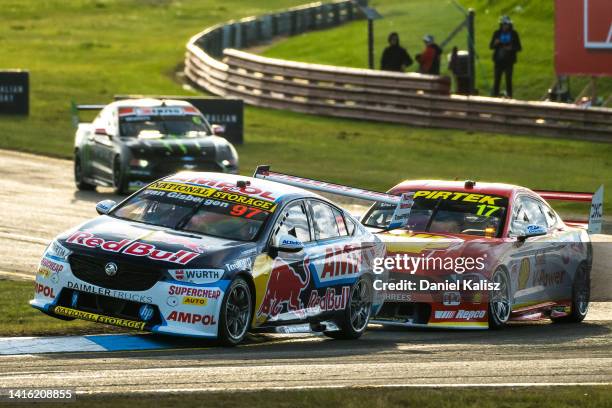 Shane van Gisbergen driver of the Red Bull Ampol Holden Commodore ZB during race 3 of the Sandown SuperSprint round of the 2022 Supercars...