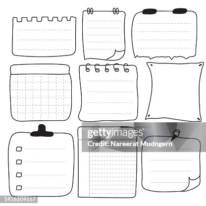 Paper Notes Cursor Vector Paper Notes High-Res Vector Graphic - Getty Images
