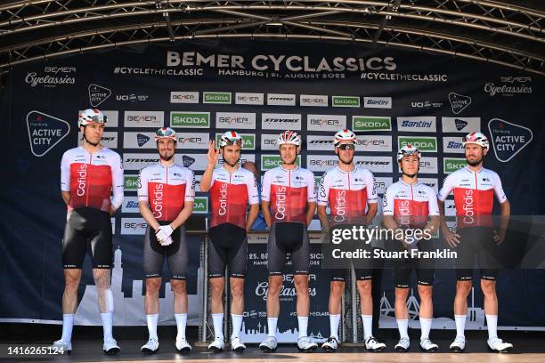 Max Walscheid of Germany, Piet Allegaert of Belgium, Tom Bohli of Switzerland, Simone Consonni of Italy, Pierre-Luc Perichon of France, Kenneth...