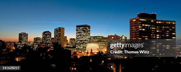 oakland skyline - oakland california stock pictures, royalty-free photos & images