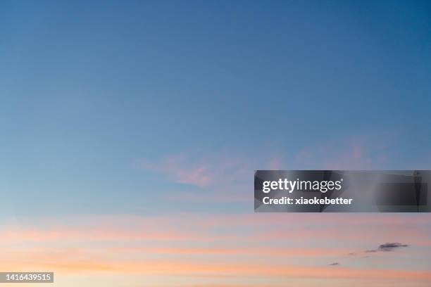 clouds at sunset - cumulus bildbanksfoton och bilder