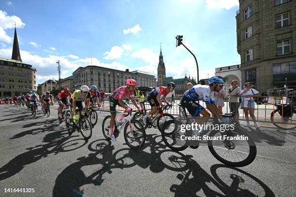 Georg Zimmermann of Germany and Team Intermarché - Wanty - Gobert Matériaux, Pascal Eenkhoorn of Netherlands and Team Jumbo-Visma, Magnus Cort...
