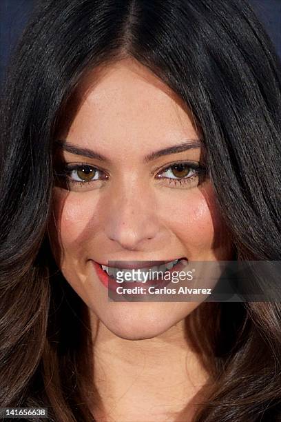 Actress Genesis Rodriguez attends "Man on a Ledge" photocall at Hotel ME on March 21, 2012 in Madrid, Spain.