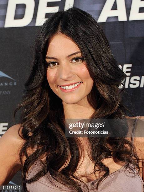 Actress Genesis Rodriguez attends a photocall for 'Al Borde del Abismo' at ME Hotel on March 21, 2012 in Madrid, Spain.