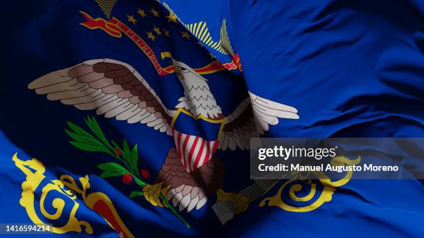 flag of the us state of north dakota - north dakota state v texas stock pictures, royalty-free photos & images