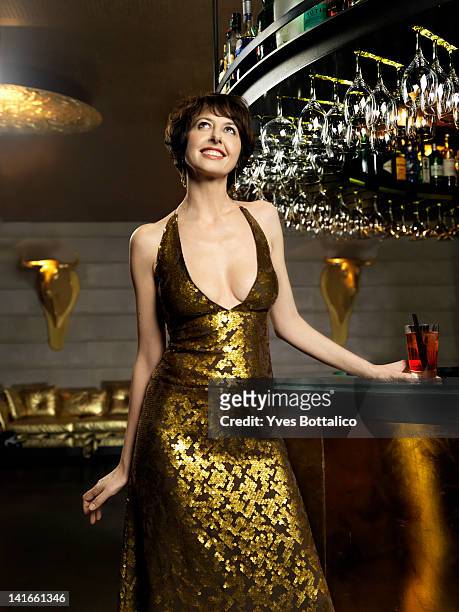 Actress Valerie Bonneton is photographed for Paris Match on March 6, 2012 in Paris, France.
