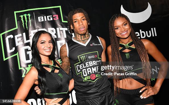 Big3 Rapper Rapper NLE Choppa attends the Monster Energy BIG3 Celebrity... News ...