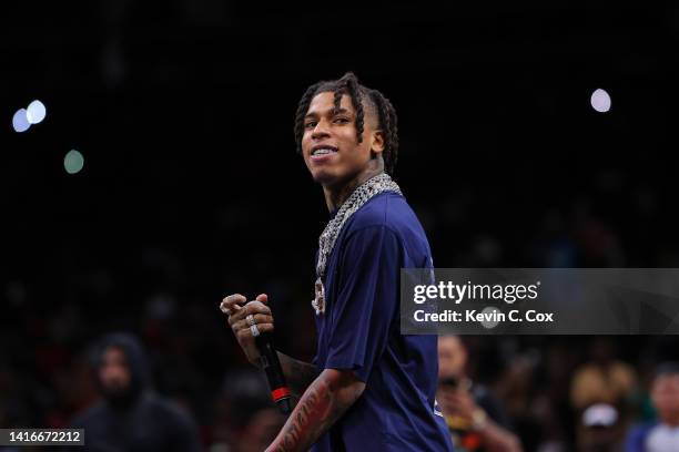 Choppa performs during the BIG3 Championship between Trilogy and Power at State Farm Arena on August 21, 2022 in Atlanta, Georgia.