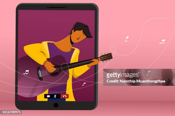 249 Cartoon Guitar Player Photos and Premium High Res Pictures - Getty  Images