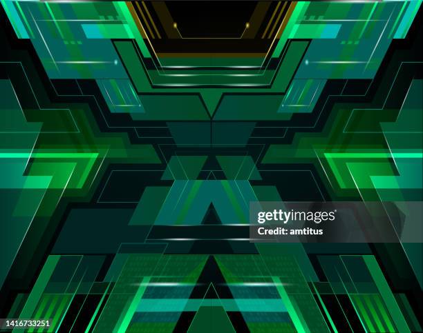 techno space - computer software dashboard stock illustrations