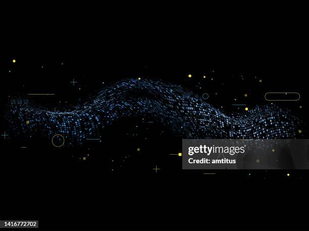 big data - smash computer stock illustrations