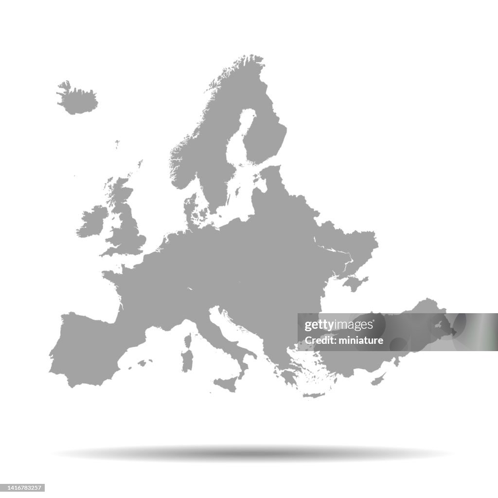Mappa dell'Europa