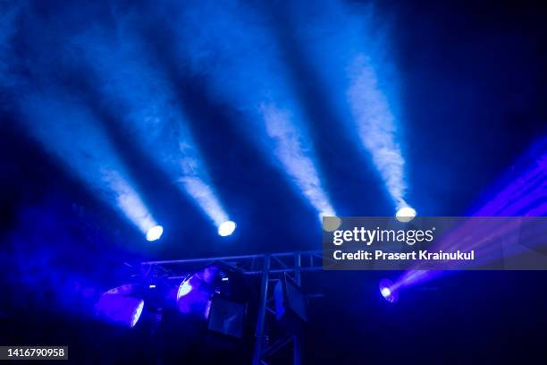 lighting with smoke background - thailand illumination festival bildbanksfoton och bilder