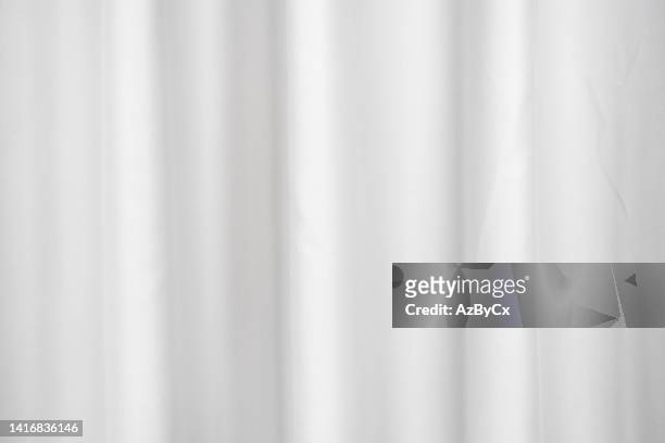 close up of white curtain - curtain fotografías e imágenes de stock