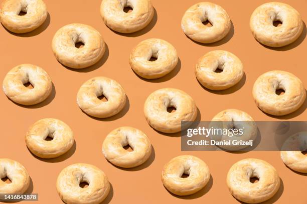 bread - bagel stock pictures, royalty-free photos & images