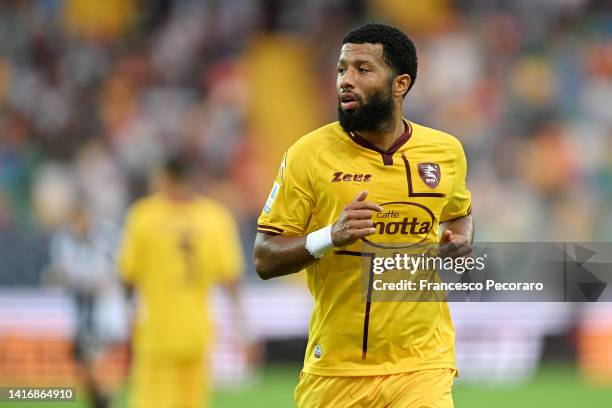 Tonny Vilhena of Salernitana during the Serie A match between Udinese Calcio and Salernitana at Dacia Arena on August 20, 2022 in Udine, .