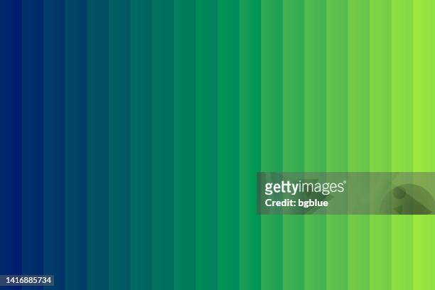 ilustrações, clipart, desenhos animados e ícones de fundo de gradiente abstrato verde decomposto em linhas de cores verticais - green and blue background