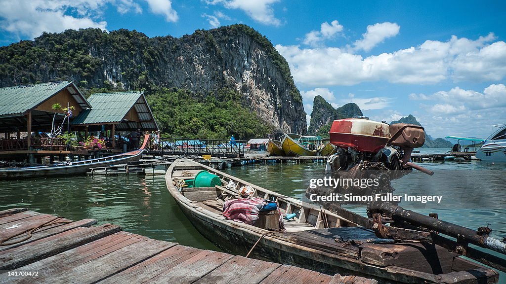 House boats at Koh Panyee