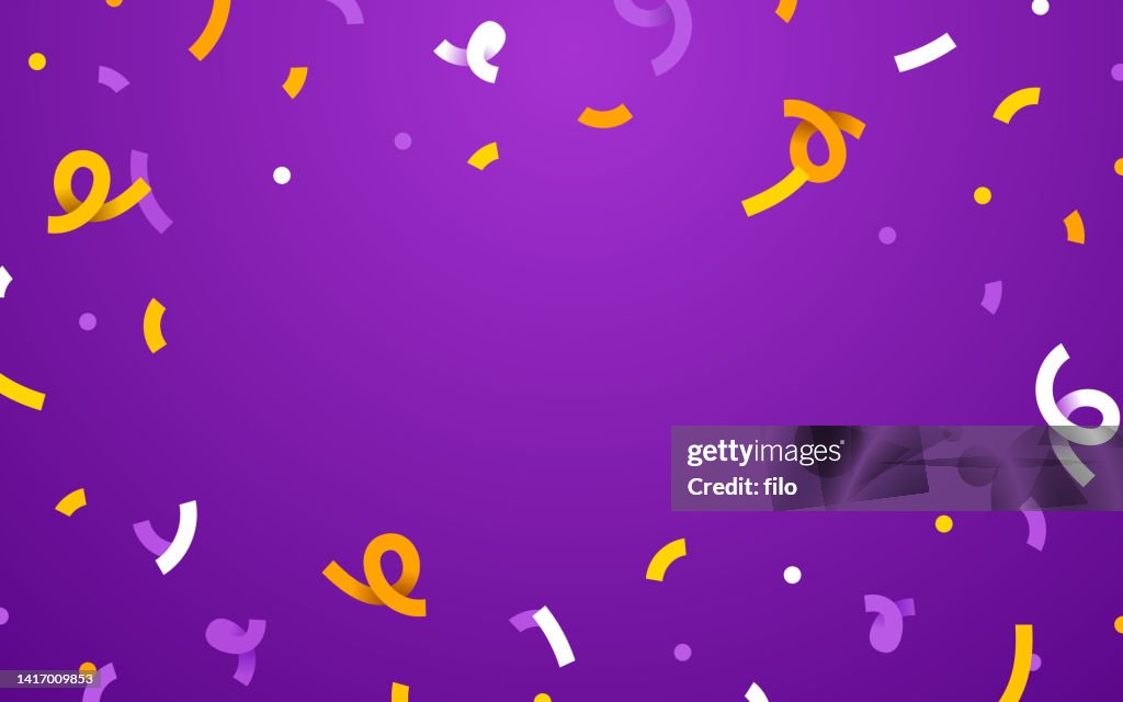 Celebration Confetti Abstract Background