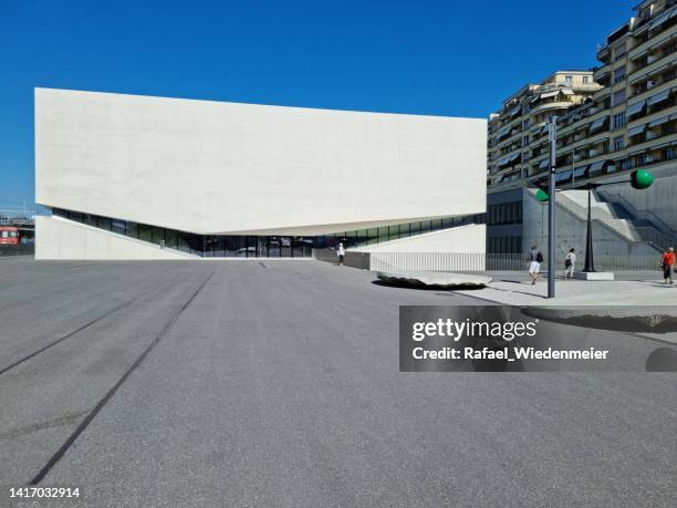 mudac lausanne - lausanne stock pictures, royalty-free photos & images