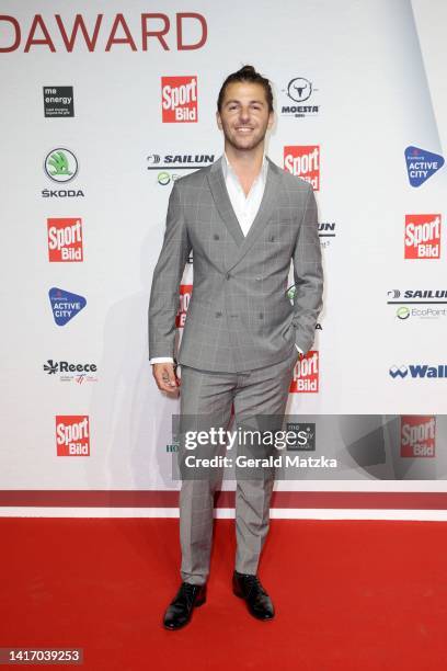 Riccardo Basile attends the SPORT BILD Awards at Hamburger Fischauktionshalle on August 22, 2022 in Hamburg, Germany.