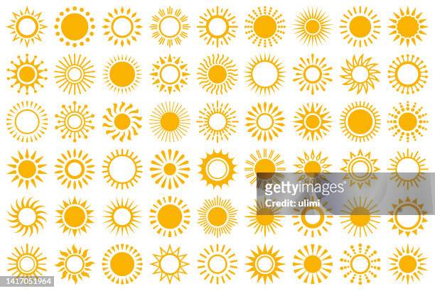sun - sonnenstrahlen stock-grafiken, -clipart, -cartoons und -symbole