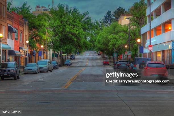 500 block of 5th street - bismarck north dakota stock pictures, royalty-free photos & images