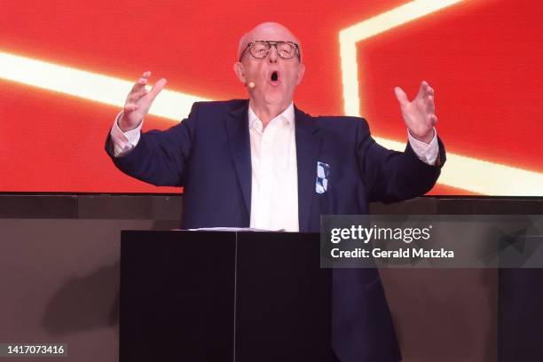 Reiner Calmund during the SPORT BILD Awards at Hamburger Fischauktionshalle on August 22, 2022 in Hamburg, Germany.