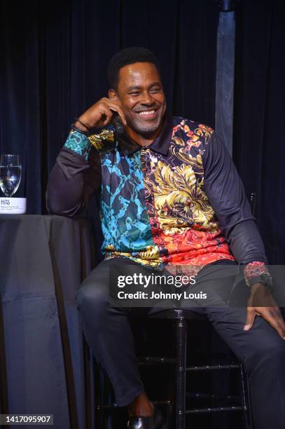 Lamman Rucker attends H.I.T.S. ON Fifth: What Are Men Thinking at Broward Center for the Performing Arts Ballroom on August 20, 2022 in Fort...