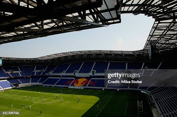 General view of Red Bull Arena during Media Day at Red Bull Arena on March 22, 2012 in Harrison, New Jersey.