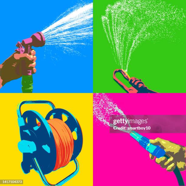 hosepipe ban - kontrastreich stock-grafiken, -clipart, -cartoons und -symbole