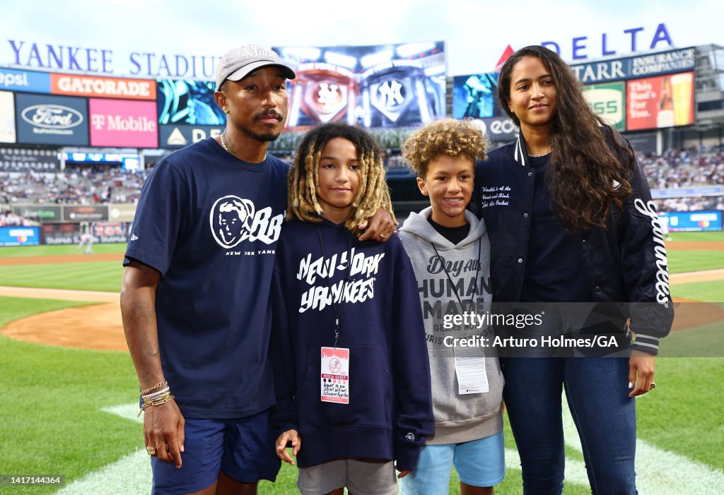 Pharrell Williams, Rocket Ayer Williams, Helen Lasichanh and the ...
