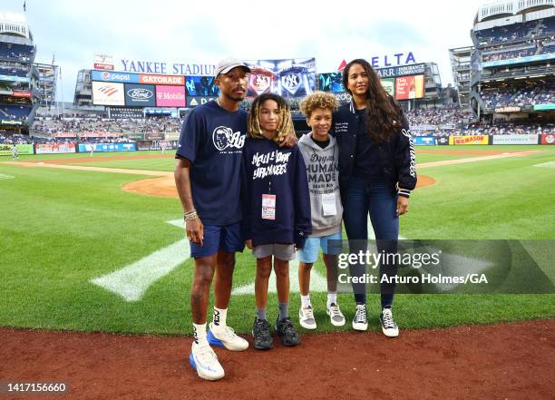 Pharrell Williams, Rocket Ayer Williams, Helen Lasichanh and the Billionaire Boys Club celebrates the New York Yankees Special Edition Capsule...