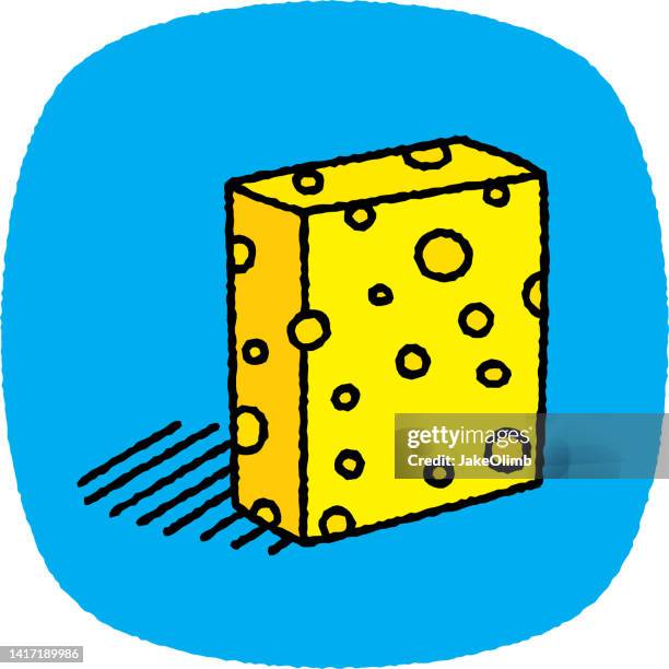 sponge doodle 7 - kitchen sponge stock illustrations