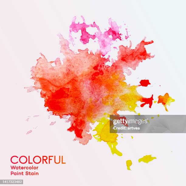 Paint Splatter Bright Colors Photos and Premium High Res Pictures ...