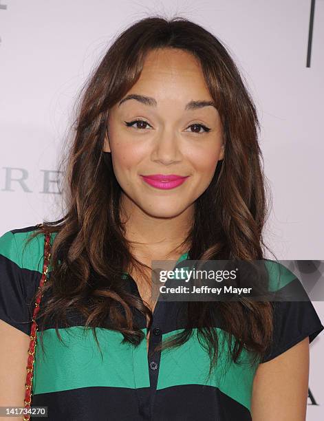 Ashley Madekwe arrives at "The Vow" Los Angeles Premiere at Grauman's Chinese Theatre on February 6, 2012 in Hollywood, California.