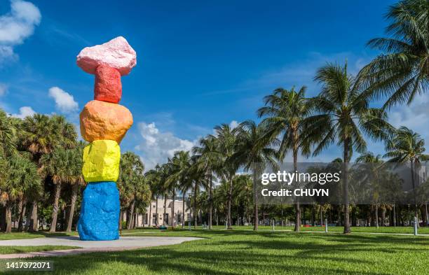 the bass museum - miami art stock pictures, royalty-free photos & images