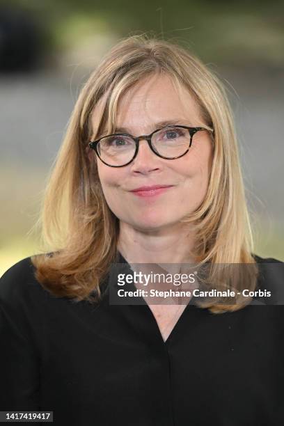 Actress Isabelle Carre attends "La Dérive des continents " Photocall during the15th Angouleme French-Speaking Film Festival - Day One on August 23,...