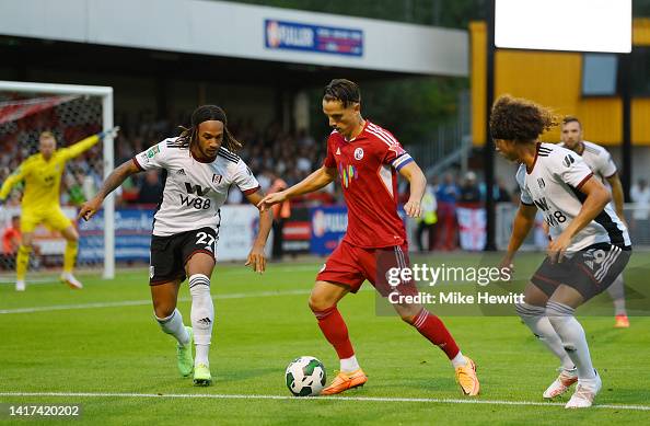 Crawley Town v Fulham - Carabao Cup Second Round Crawley Town v Fulham - Carabao Cup Second Round