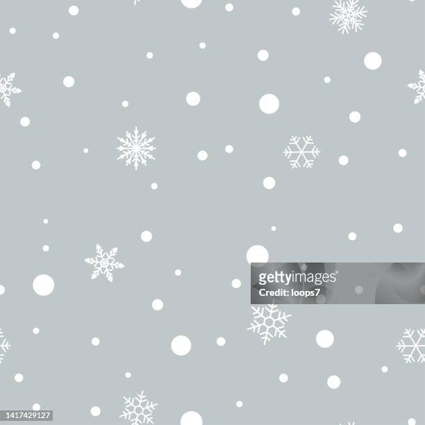 illustrazioni stock, clip art, cartoni animati e icone di tendenza di sfondo nevoso - pixel perfect seamless pattern - snowflake