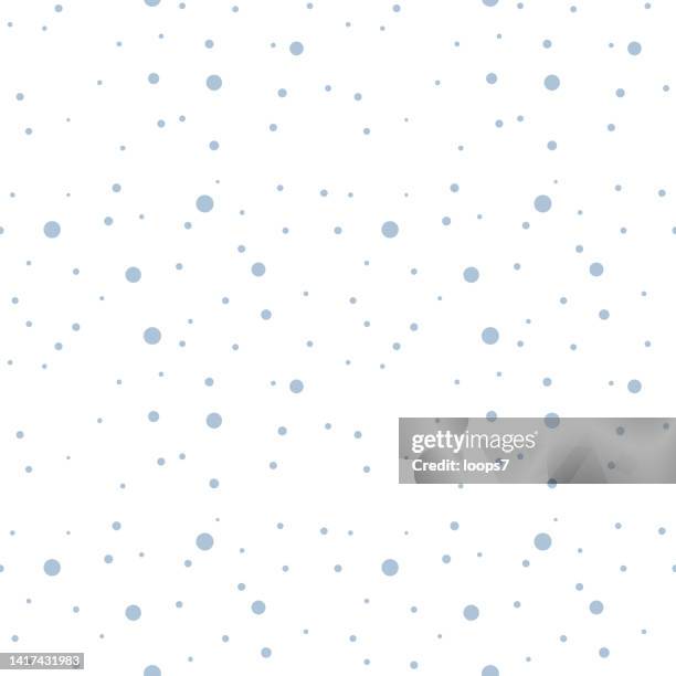 pastel colored abstract snowing background - pixel perfect seamless pattern - simple snowflake background stock illustrations