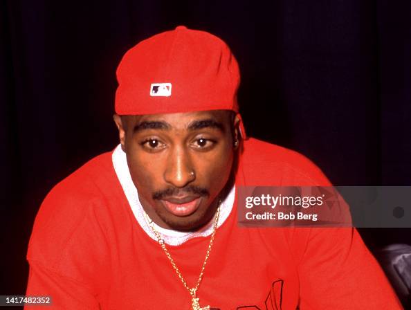 Shakur Rapper American rapper, songwriter, and actor Tupac Shakur , poses for a ...