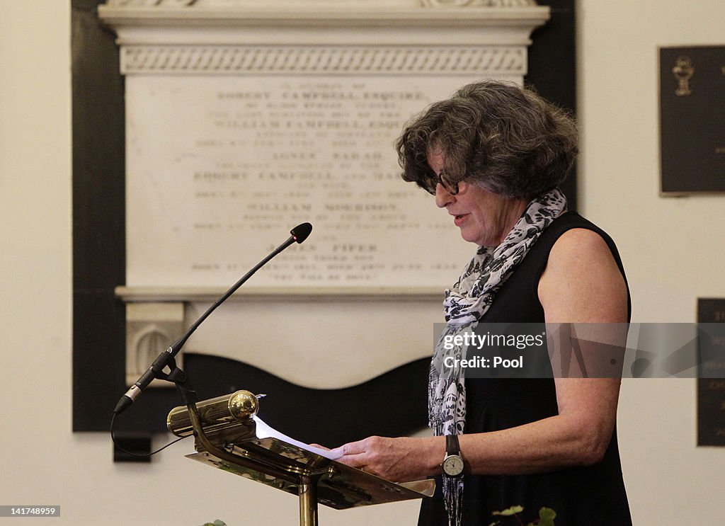 Memorial Service Held For Margaret Whitlam