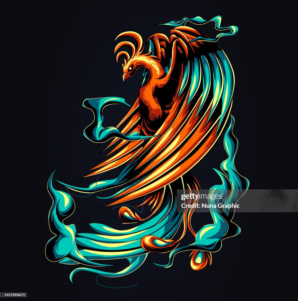 Premium design phoenix logo