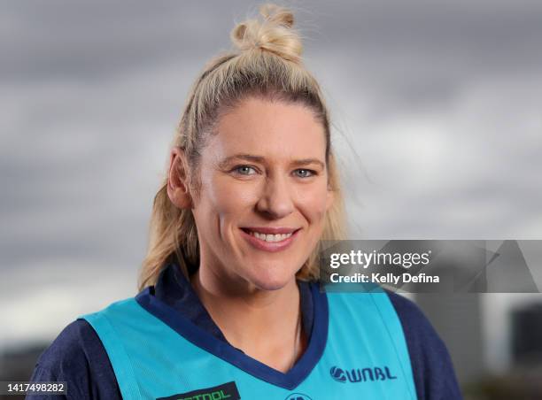 Lauren Jackson poses for a portrait during a Southside Flyers press conference, announcing the signing of Lauren Jackson for the upcoming WNBL season...
