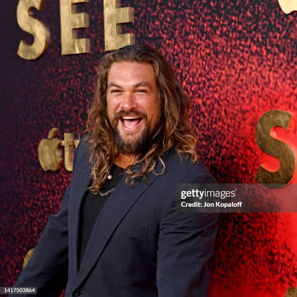 Jason Momoa attends the Apple TV+ Original Series "See" Season 3 Premiere at DGA Theater Complex on August 23, 2022 in Los Angeles, California.