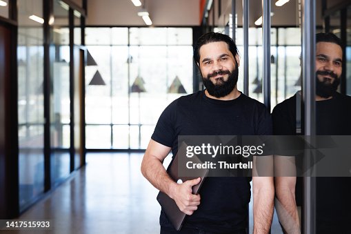 Portrait of Aboriginal Australian creative director Portrait of Aboriginal Australian creative director