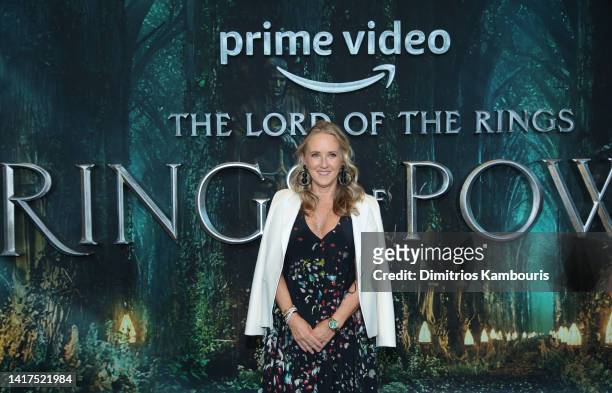 Jennifer Salke, Head of Amazon Studios attends "The Lord Of The Rings: The Rings Of Power" New York Special Screening at Alice Tully Hall on August...